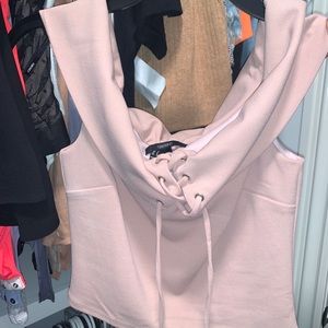 Crop top - lace up